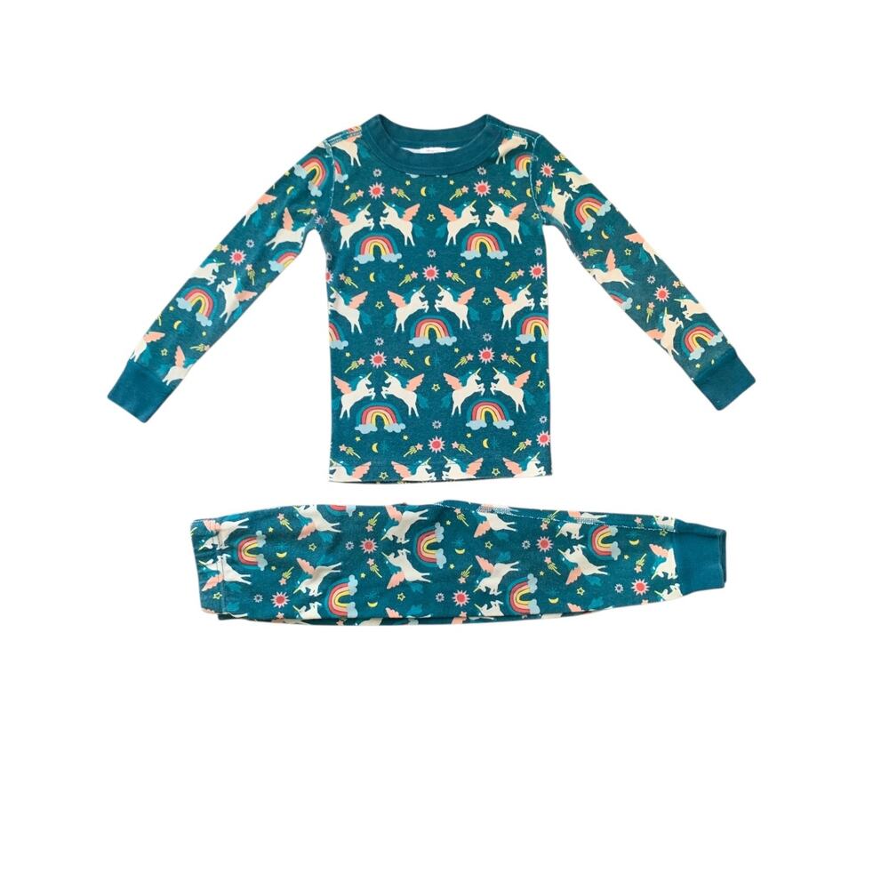 Hanna Andersson Unicorn Rainbows Pajamas